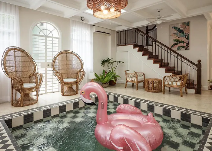 Miranamin Nest Liryo And Lantana - Luxury In Unique Historic - Indoor Plunge Pool, Self-service Breakfast, Garden View, Rooftop, Private Kitchen Apartment Manila
